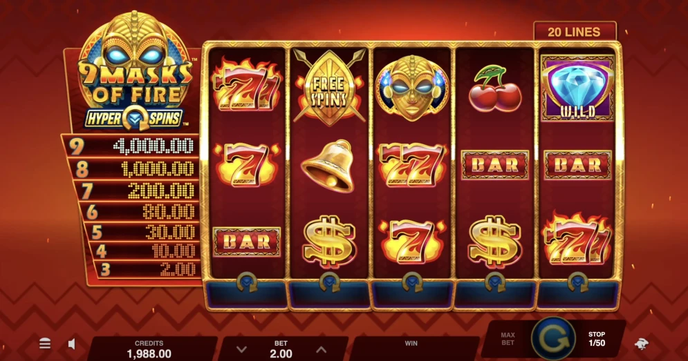 9 Masks of Fire HyperSpins