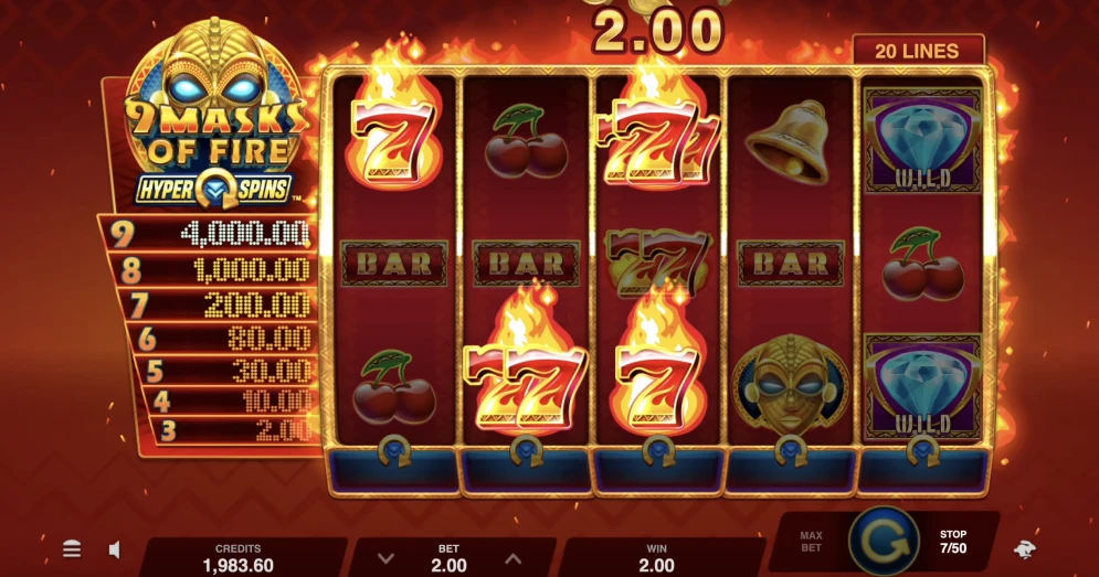 9 Masks of Fire HyperSpins